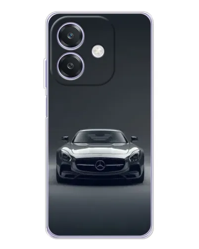 Чехол для OPPO A40m с картинкой «Mercedes на черном» Чехол для OPPO A40m с картинкой «Mercedes на черном»