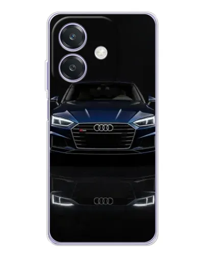 Чехол для OPPO A40m с картинкой «Audi — ночное отражение» Чехол для OPPO A40m с картинкой «Audi — ночное отражение»