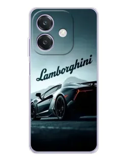 Чехол для OPPO A40m с картинкой «Классическая надпись Lamborghini»
