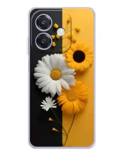 Чехол для OPPO A40m с картинкой «Подсолнух и ромашка» Чехол для OPPO A40m с картинкой «Подсолнух и ромашка»