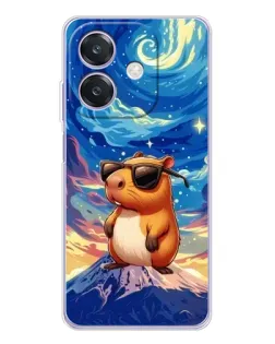 Чехол для OPPO A40m с картинкой «Капибара Ван Гога»