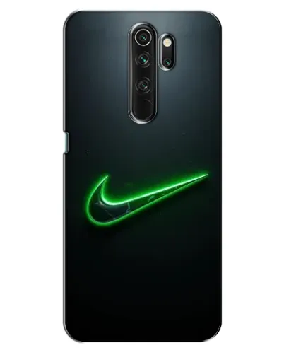 Чехол для OPPO A5 (2020) с картинкой «Неоновый контур Nike» Чехол для OPPO A5 (2020) с картинкой «Неоновый контур Nike»