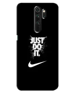 Чехол для OPPO A5 (2020) с картинкой «Текстовый принт Nike»