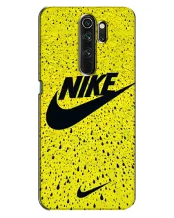 Чехол для OPPO A5 (2020) с картинкой «Желтый текстурный Nike»