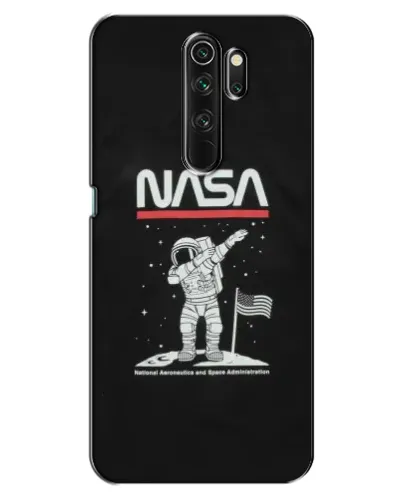 Чехол для OPPO A5 (2020) с картинкой «NASA — шагаем по Луне»