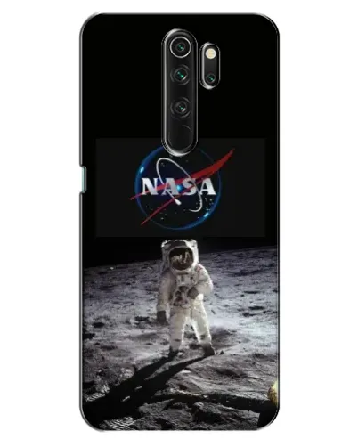 Чехол для OPPO A5 (2020) с картинкой «Астронавт на Луне»