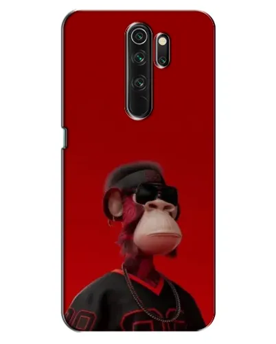 Чехол для OPPO A5 (2020) с картинкой «Bored Ape в красном» Чехол для OPPO A5 (2020) с картинкой «Bored Ape в красном»