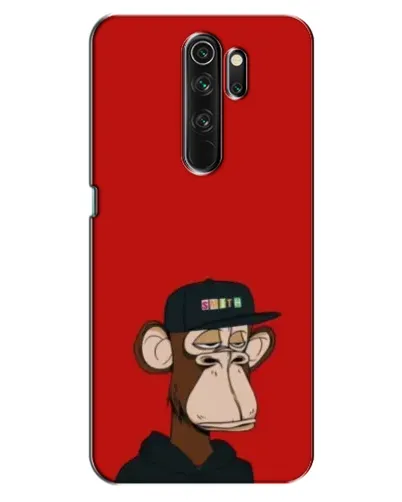 Чехол для OPPO A5 (2020) с картинкой «Bored Ape — красный фон» Чехол для OPPO A5 (2020) с картинкой «Bored Ape — красный фон»