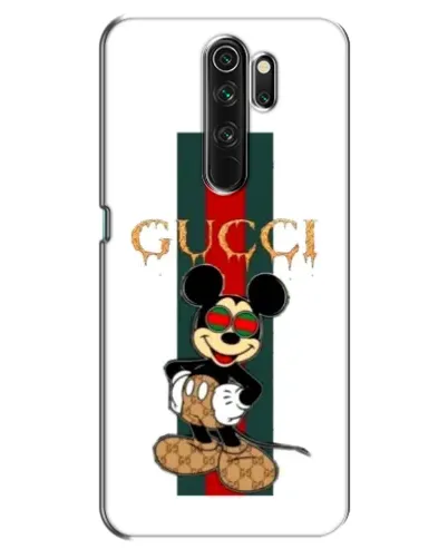 Чехол для OPPO A5 (2020) с картинкой «Микки Маус Gucci — полосы» Чехол для OPPO A5 (2020) с картинкой «Микки Маус Gucci — полосы»