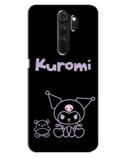 Чохол для OPPO A5 (2020) з картинкою «Kuromi — чорний мінімалізм»
