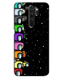 Чехол для OPPO A5 (2020) с картинкой «Команда Among Us»