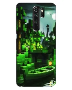 Чохол для OPPO A5 (2020) з картинкою «Minecraft лісовий пейзаж»