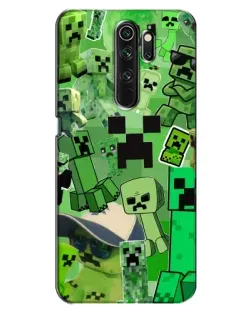 Чохол для OPPO A5 (2020) з картинкою «Кріпери Minecraft»