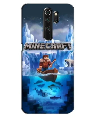 Чехол для OPPO A5 (2020) с картинкой «Minecraft ледяной мир» Чехол для OPPO A5 (2020) с картинкой «Minecraft ледяной мир»