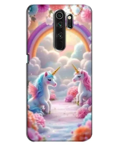 Чохол для OPPO A5 (2020) з картинкою «Веселка і єдинороги»