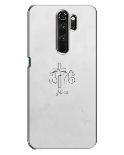 Чехол для OPPO A5 (2020) с картинкой «Иоанна 3:16 Крест»