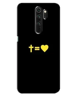 Чехол для OPPO A5 (2020) с картинкой «Сердце и Крест»