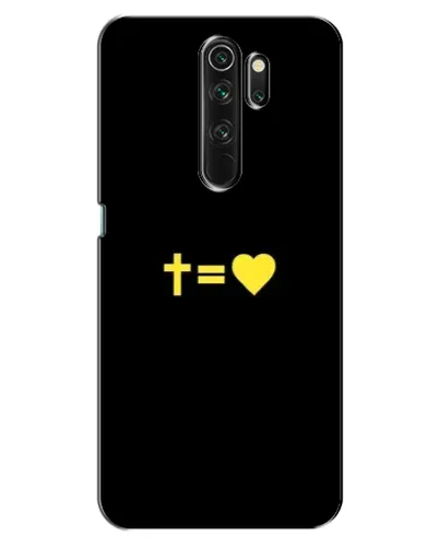 Чехол для OPPO A5 (2020) с картинкой «Сердце и Крест»