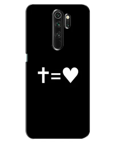 Чехол для OPPO A5 (2020) с картинкой «Крест и Сердце»