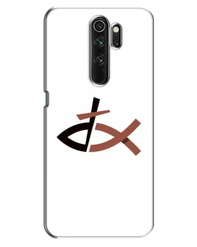 Чехол для OPPO A5 (2020) с картинкой «Рыба и крест»