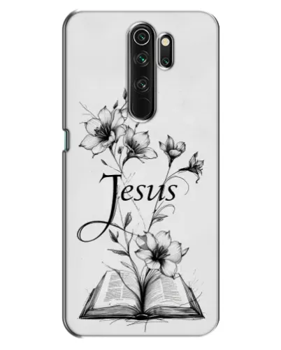 Чехол для OPPO A5 (2020) с картинкой «Цветы и Библия»