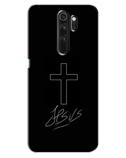 Чехол для OPPO A5 (2020) с картинкой «Графический крест Jesus» Чехол для OPPO A5 (2020) с картинкой «Графический крест Jesus»