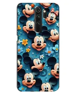 Чохол для OPPO A5 (2020) з картинкою «Паттерн Міккі та Мінні»