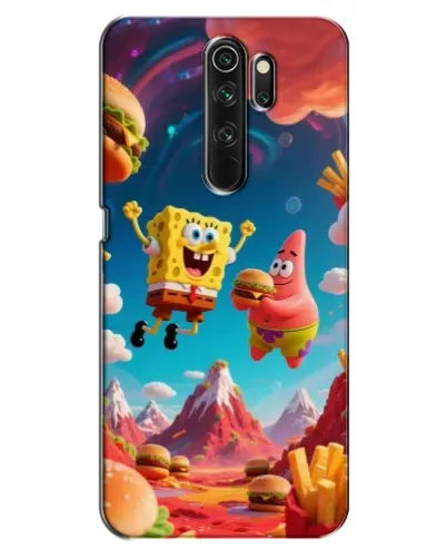 Чехол для OPPO A5 (2020) с картинкой «Космический фастфуд»