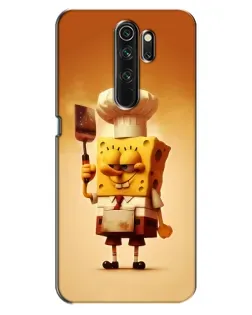 Чехол для OPPO A5 (2020) с картинкой «Губка Боб повар»