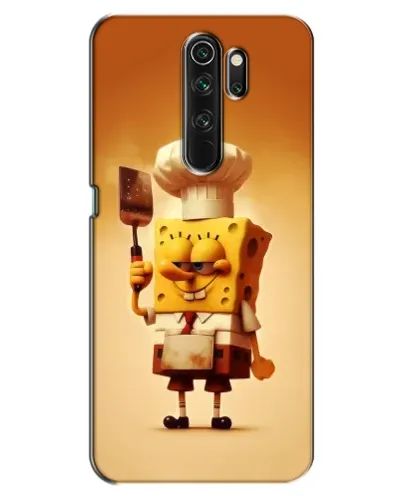 Чехол для OPPO A5 (2020) с картинкой «Губка Боб повар»