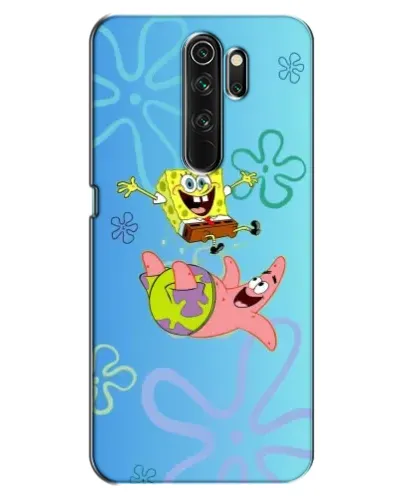 Чехол для OPPO A5 (2020) с картинкой «Спанч Боб и Патрик»