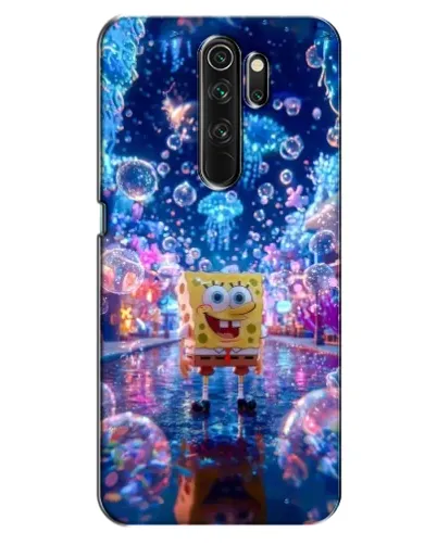 Чехол для OPPO A5 (2020) с картинкой «Неоновый океан»