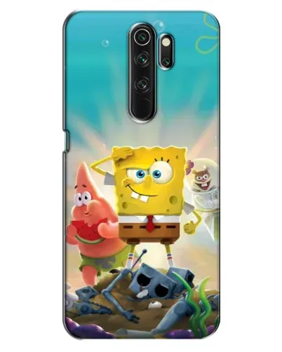 Чехол для OPPO A5 (2020) с картинкой «Спанч Боб победитель»
