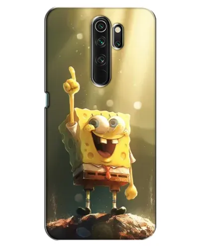 Чехол для OPPO A5 (2020) с картинкой «Сияющий Спанч Боб»