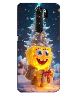 Чехол для OPPO A5 (2020) с картинкой «Рождественский Спанч Боб»