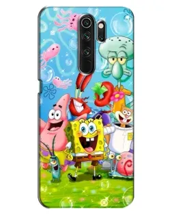 Чохол для OPPO A5 (2020) з картинкою «Губка Боб та друзі»