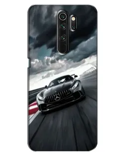 Чехол для OPPO A5 (2020) с картинкой «Гоночный Mercedes AMG»