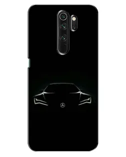 Чехол для OPPO A5 (2020) с картинкой «Mercedes — силуэт авто»