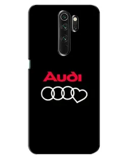 Чехол для OPPO A5 (2020) с картинкой «Логотип Audi Heart»