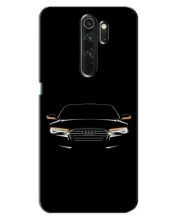 Чехол для OPPO A5 (2020) с картинкой «Audi — ночной контур»