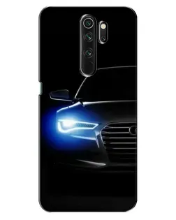 Чехол для OPPO A5 (2020) с картинкой «Неоновый взгляд Audi»