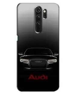 Чехол для OPPO A5 (2020) с картинкой «Audi — градиентный контур»