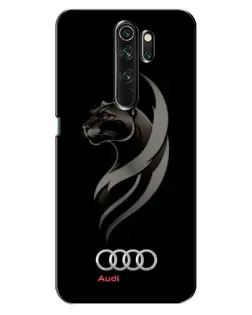 Чехол для OPPO A5 (2020) с картинкой «Графика — пантера и Audi»