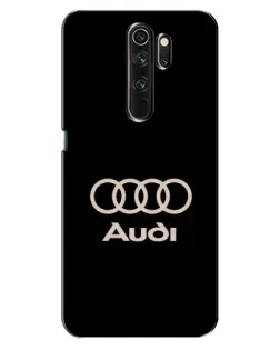 Чехол для OPPO A5 (2020) с картинкой «Audi — золотой логотип»