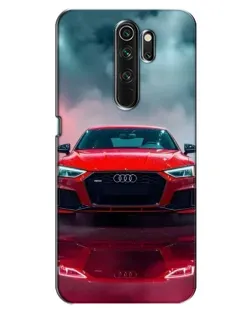 Чехол для OPPO A5 (2020) с картинкой «Audi RS — красный стиль»