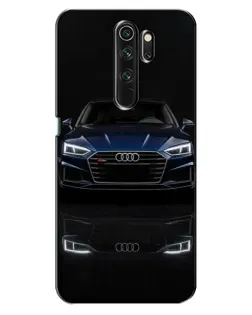 Чехол для OPPO A5 (2020) с картинкой «Audi — ночное отражение»