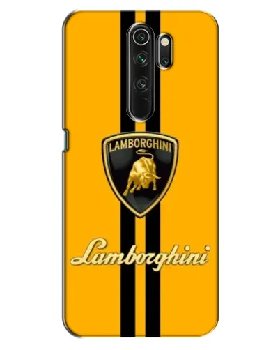 Чехол для OPPO A5 (2020) с картинкой «Lamborghini Stripe желтый»