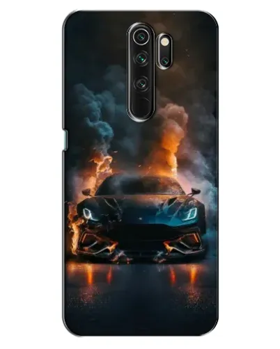 Чехол для OPPO A5 (2020) с картинкой «Lamborghini дымная эстетика»