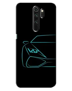 Чехол для OPPO A5 (2020) с картинкой «Голубой силуэт Lamborghini» Чехол для OPPO A5 (2020) с картинкой «Голубой силуэт Lamborghini»