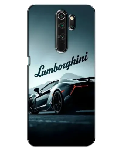 Чехол для OPPO A5 (2020) с картинкой «Классическая надпись Lamborghini»
